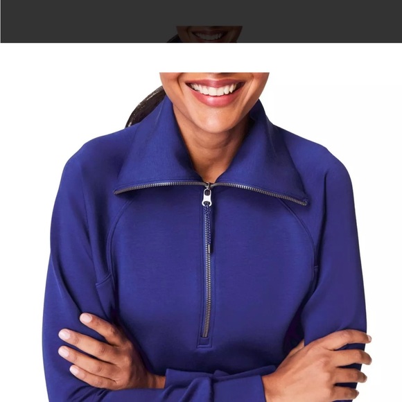 NWT SPANX Air Essentials Half Zip Sweatshirt - Picture 5 of 15